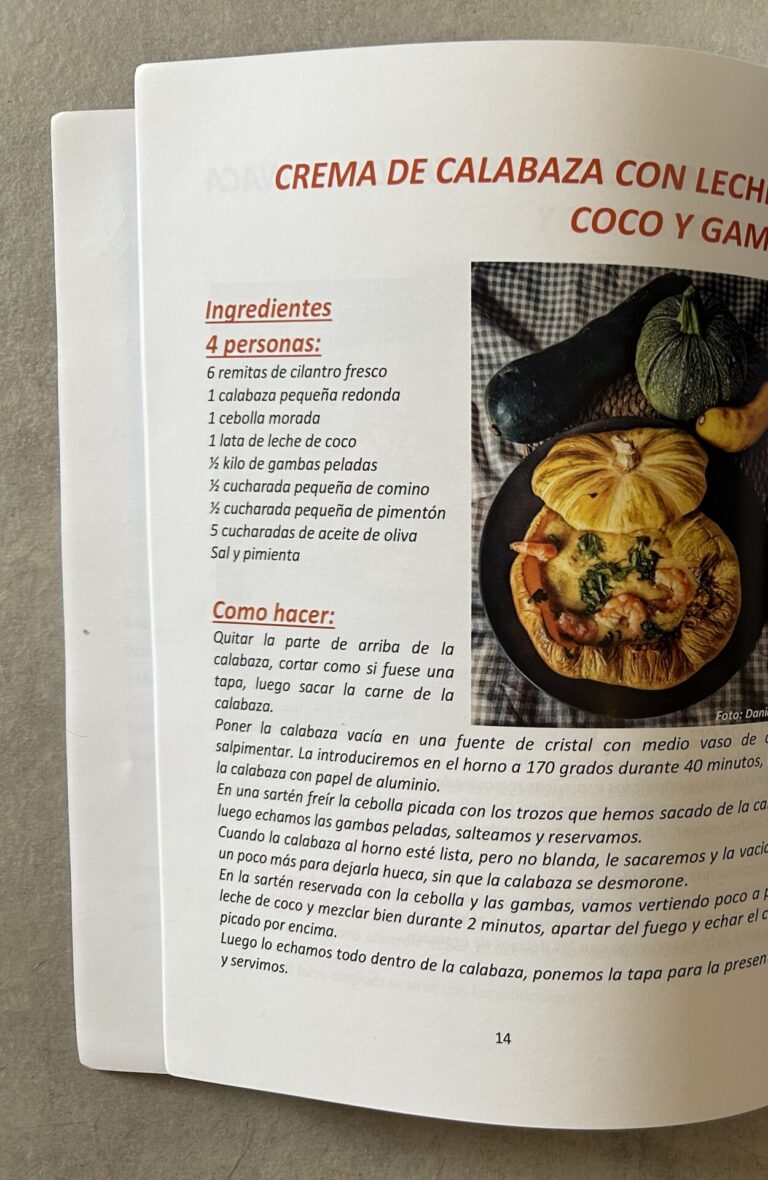Libro de cocina de comida casera, recetas fáciles y saludables, por Magda Araujo, de Pimienta Negra Gastrobar en Valdefuentes. Más de 50 recetas sencillas y deliciosas.