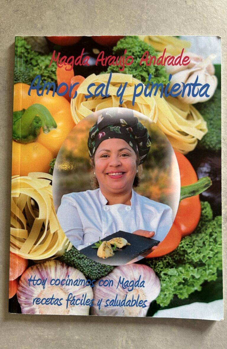 Libro de cocina Magda Araujo, con recetas fáciles y saludables